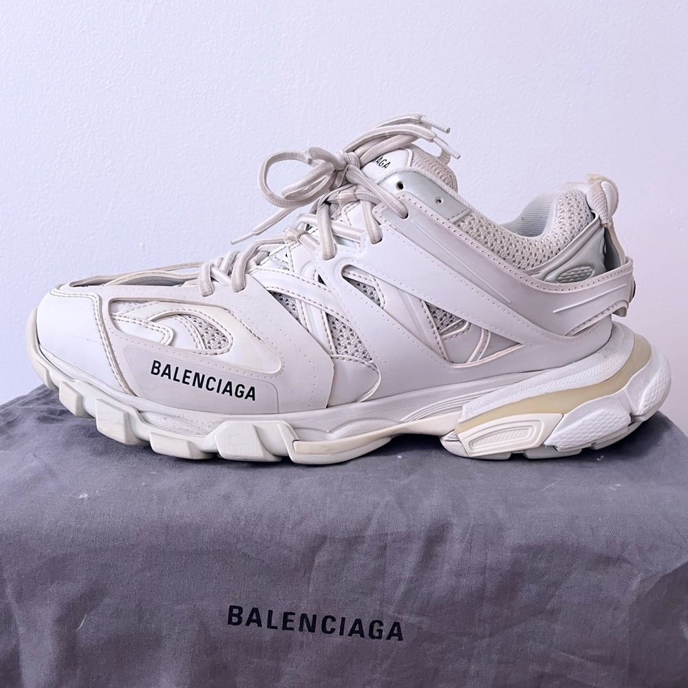 BALENCIAGA Track Sneakers White, size 10